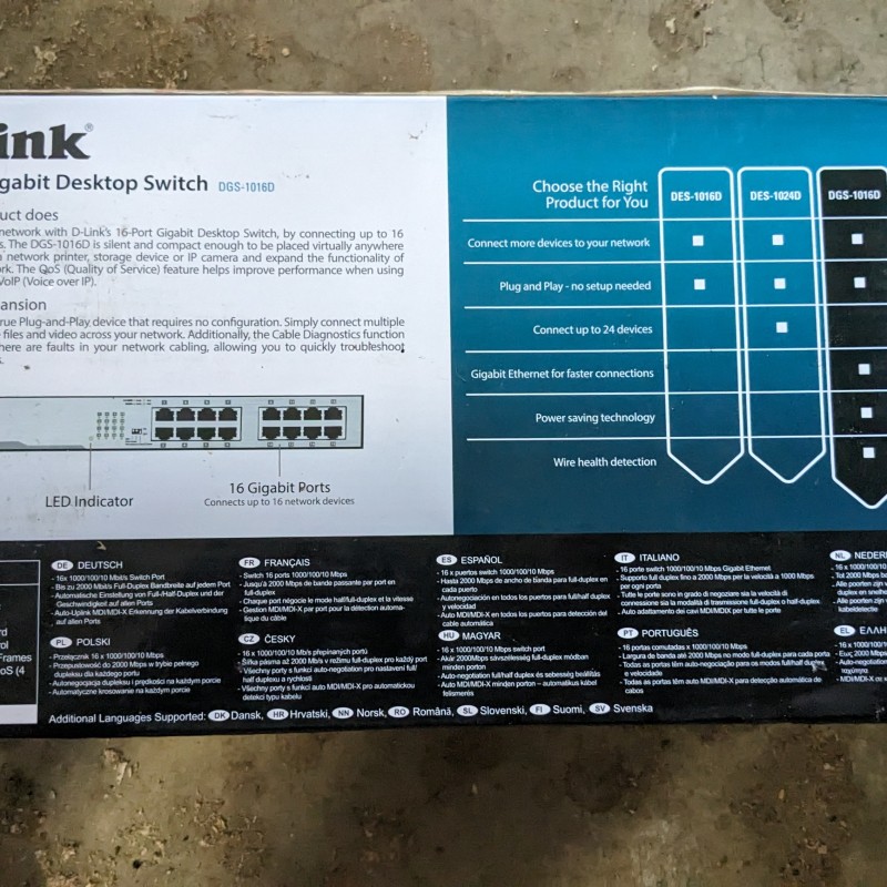 Switch Dlink 16p