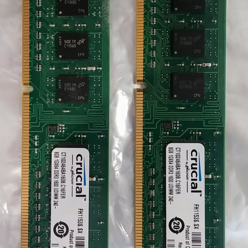 Crucial 16GB Kit (2 x 8GB) DDR3L-1600 UDIMM