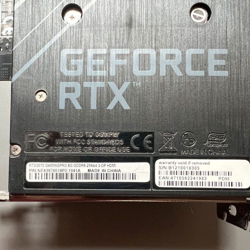 GeForce RTX 3070 GAMING PRO 8GB