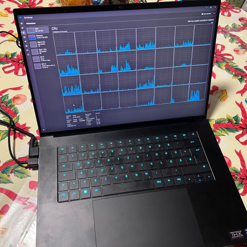 Razer Blade 16 (Modèle 2023) - Station de Travail Mobile Haut de Gamme et Performances Inégalées