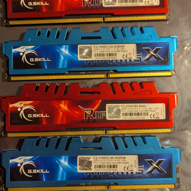 RAM DDR3 2133 CL9 GSKILL PC17000