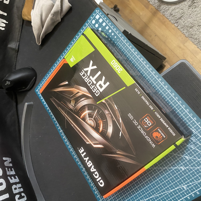 Gigabyte NVIDIA GeForce RTX 3060 WINDFORCE OC V2 Carte graphique - 12GB GDDR6, 192-bit, PCI-E 4.0, 1792MHz Core Clock, 2x DP 1.4, 2 x HDMI 2.1, NVIDIA Ampere - GV-N3060WF2OC-12GD