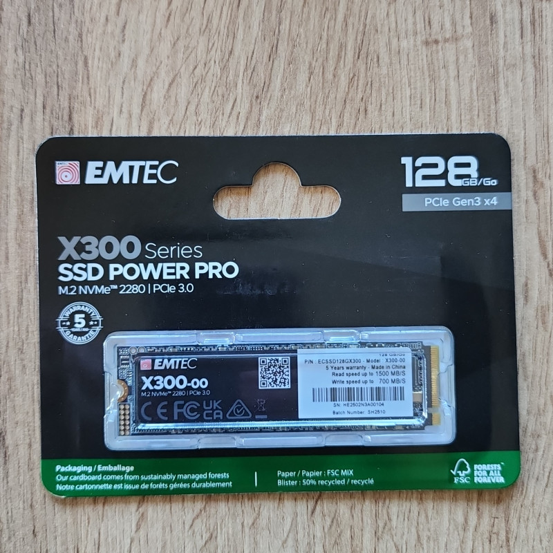 EMTEC X300 Series SSD POWER PRO 128Go
