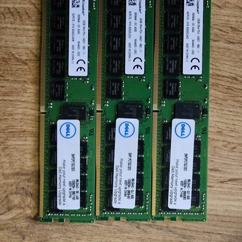 Dell Kingston DDR4-RAM 32GB 2Rx4 PC4-2400T-RB2-11 SNPCPC7GC/32G - Photo 2