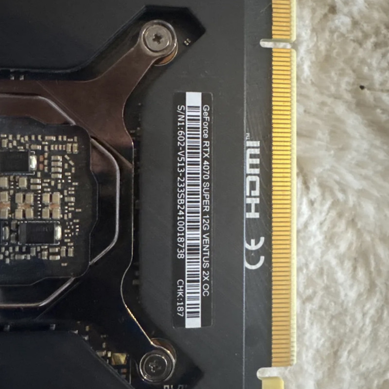 MSI RTX 4070 SUPER 12G VENTUS 2X OC - Excellent état - Photo 2