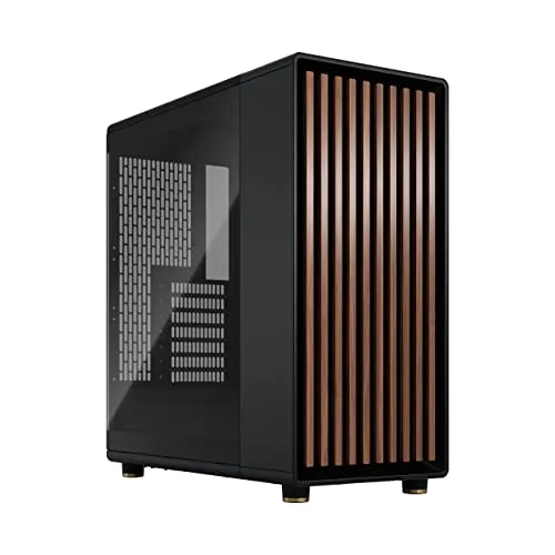 Fractal Design North Charcoal Black TG - Boitier ATX Facade Noyer