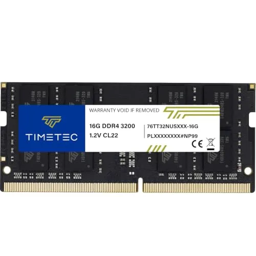 Timetec 16 Go DDR4 3200 MHz (PC4-3200AA) PC4-25600 SODIMM