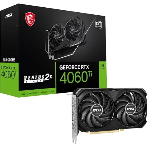 MSI GeForce RTX 4060 Ti VENTUS 2X BLACK 8G OC