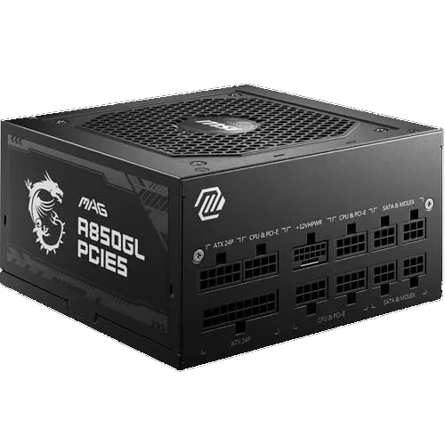 MSI MAG A850GL PCIE5 - 850W 80+ Gold modulaire ATX 3.1