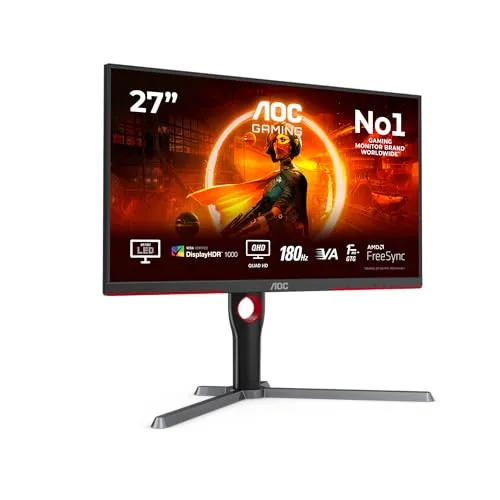 AOC Gaming Q27G3XMN - Ecran QHD 27" 180 Hz Mini-LED