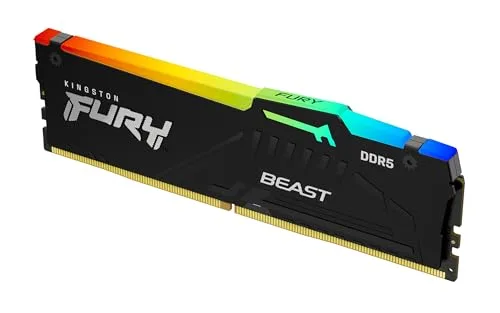 Kingston FURY Beast Noir RGB 32Go (2x16Go) 6000MT/s DDR5 CL30