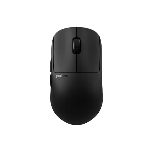 Pulsar Gaming Gears X2H Crazylight Souris de Jeu sans Fil, Ultra légère, 37 g, commutateur Optique, 32 000 DPI, 750 IPS, capteur XS-1, Compatible 8K (Noir de Jais)